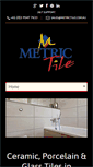 Mobile Screenshot of metrictile.com.au